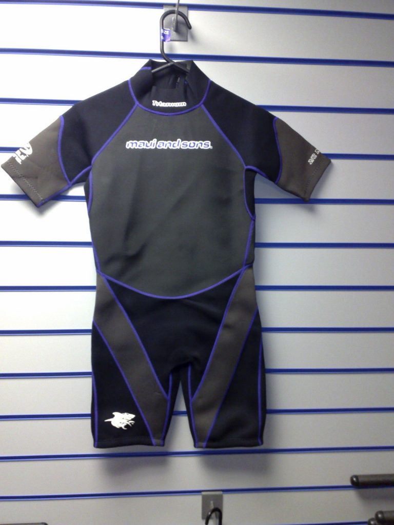 Maui & Sons Childrens Wetsuit Shorty Large Avos Watersports Den