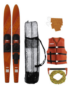 Jobe Allegre 59" 67" Combo Skis Package 2020 Red Lime Green Blue Intermediate Jetski Boat Waterski