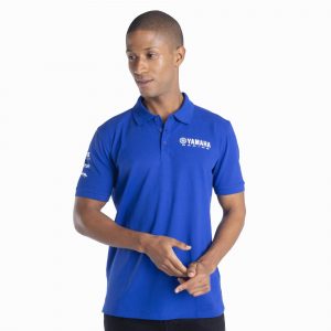 Yamaha Paddock Blue Essentials Mens Polo 2025 Theems