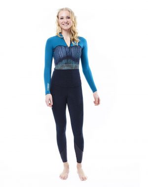 Jobe Neoprene Top 1.5MM Teal Ladies Wetsuit Sup Paddle Board Surf Jetski